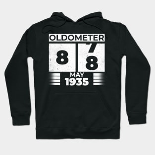 Oldometer 88 Years Old Born In May 1935 Hoodie